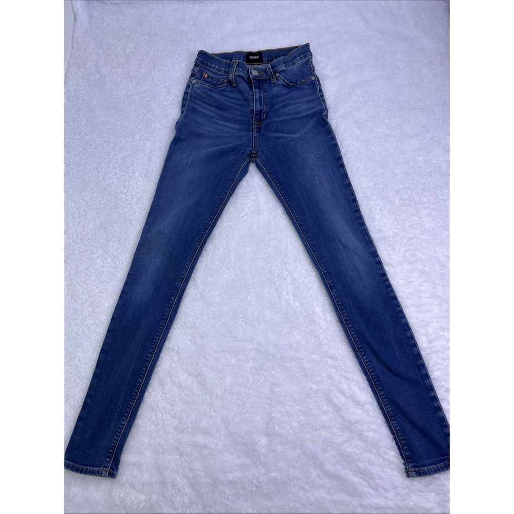 Hudson Blaire Super Skinny High-Rise Lightweight Stretch Denim Jeans. Women's 27